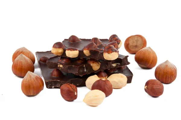 stock image Chocolate with nuts