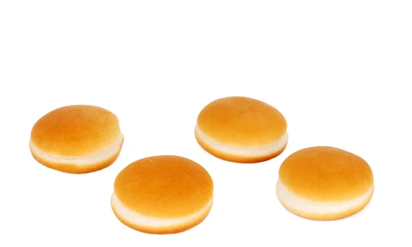Hamburger buns isolated — Stock Photo, Image