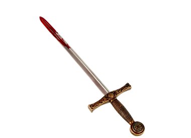 Sword with blood clipart