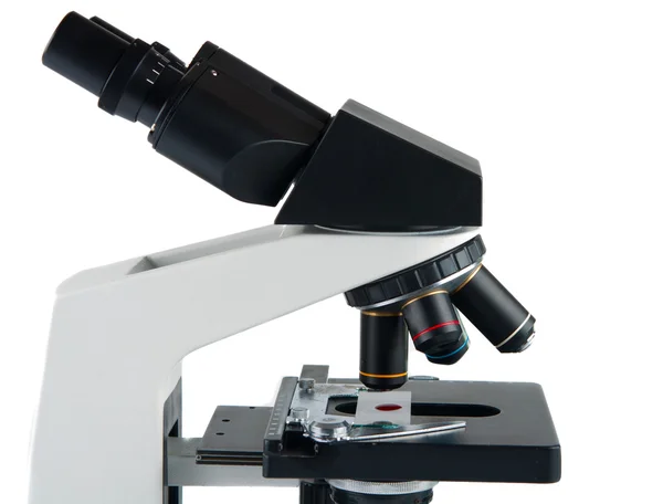 Microscoop geïsoleerd — Stockfoto