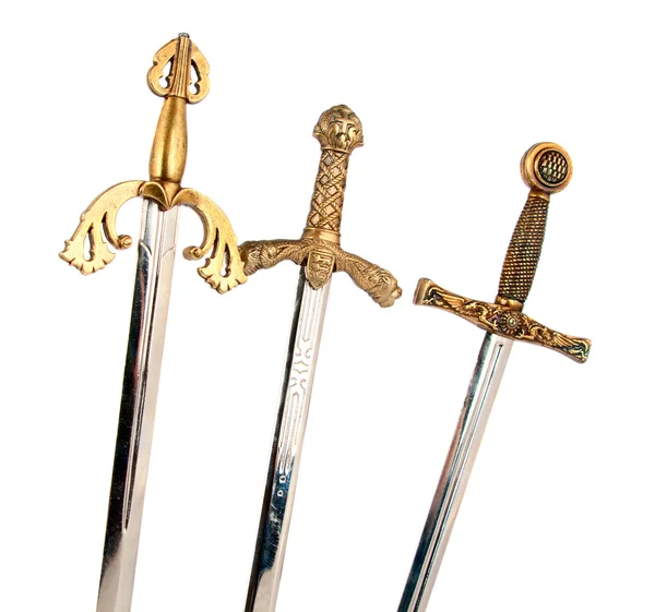 Swords isolated — Stock Photo, Image