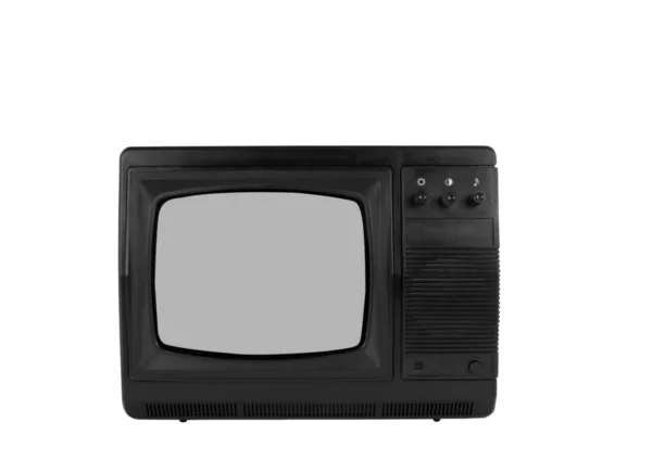 Eski bir tv izole — Stok fotoğraf