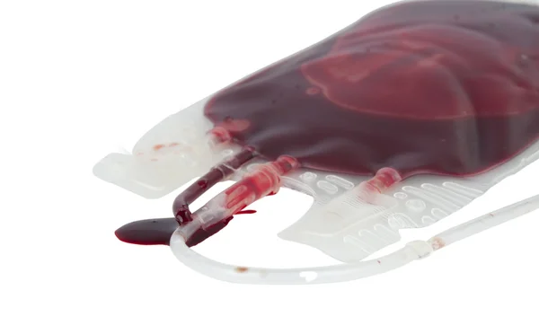 Sacchetto di sangue isolato — Foto Stock