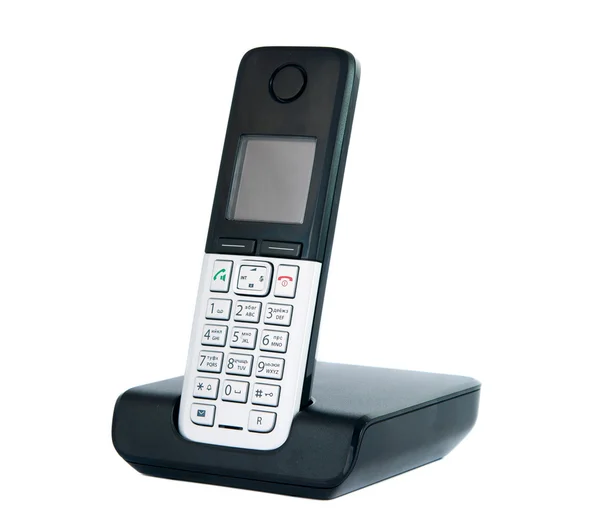 Draadloze telefoon geïsoleerd — Stockfoto