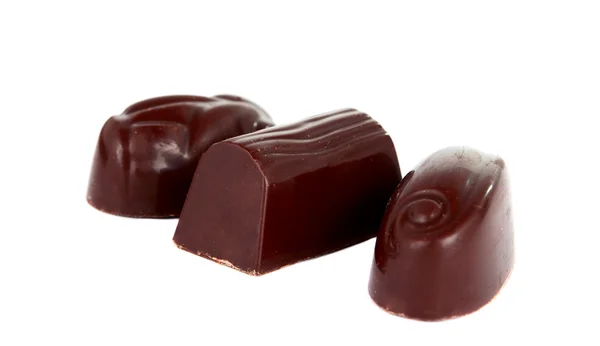 巧克力糖果被隔离 — 图库照片