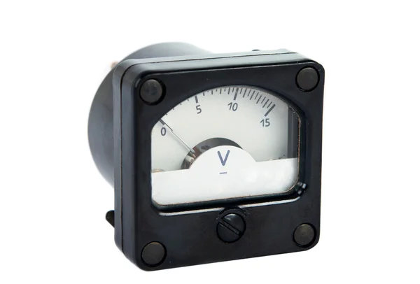 Voltmeter isolated — Stock Photo, Image