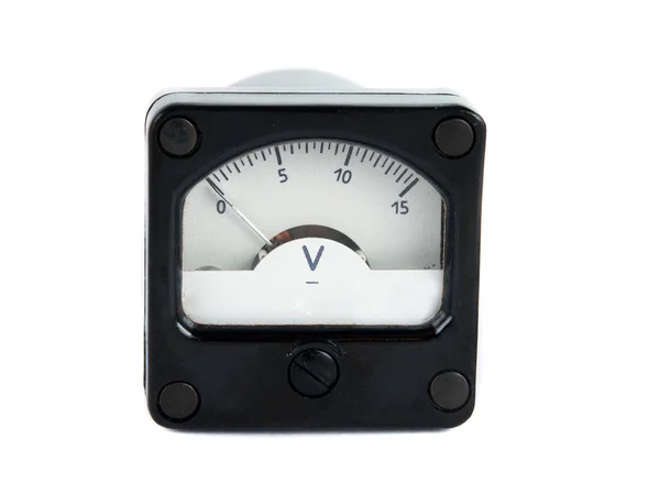 Voltmeter isolerade — Stockfoto