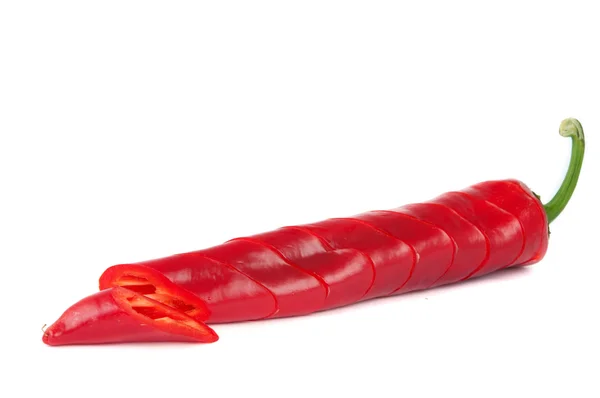 Rode peper geïsoleerd — Stockfoto