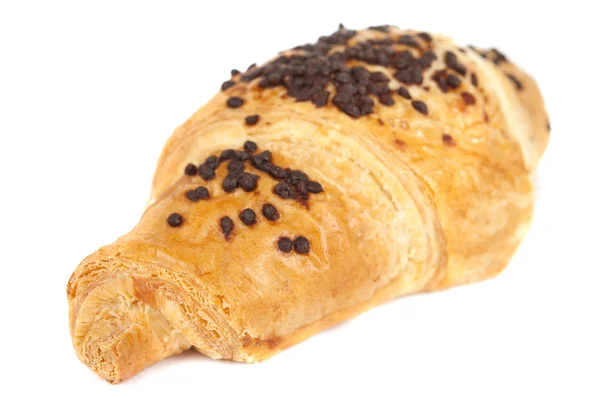 Croissant with chocolate isolated — Stock Photo, Image