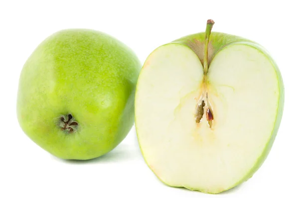 Manzana verde aislada — Foto de Stock