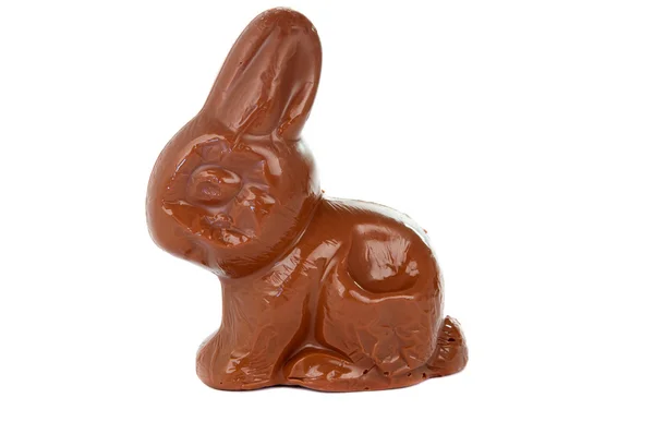 Chocolade bunny geïsoleerd — Stockfoto