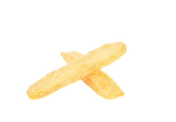 Картопляні чіпси ізольовані — стокове фото