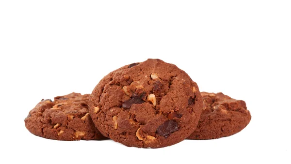 Pile of chocolate chip cookies — Stock Photo, Image