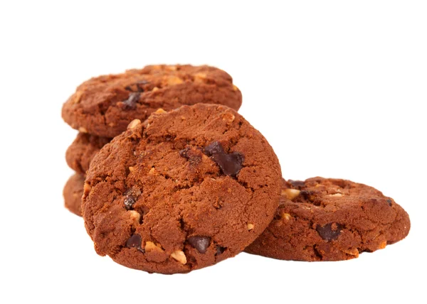 Куча шоколадного печенья — стоковое фото