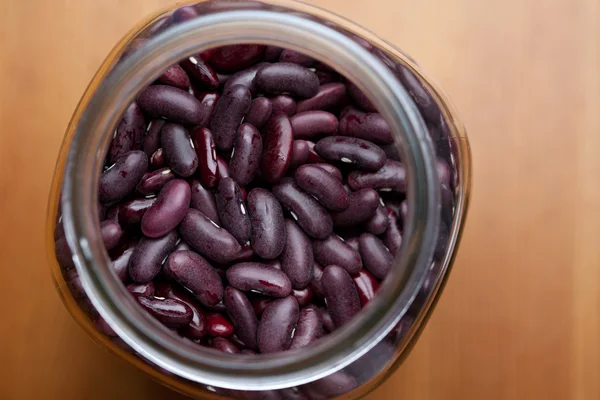 Red beans, texture