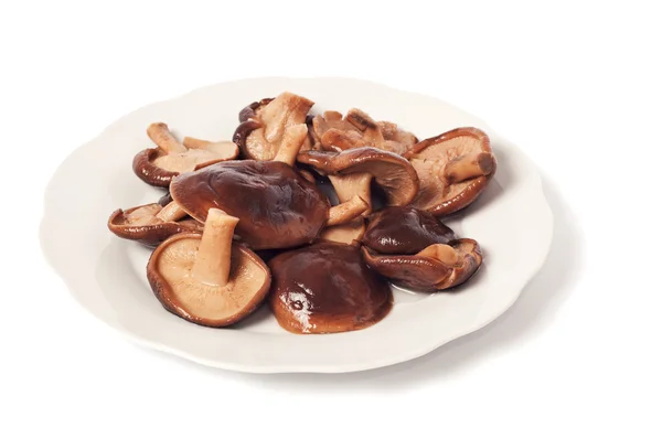 stock image Marinated mushrooms