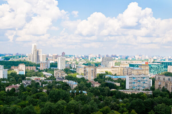 View of the moscow city