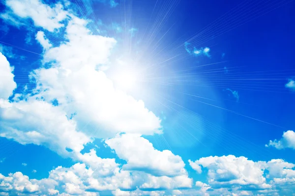 배경 개요: 푸른 하늘과 구름 — 스톡 사진