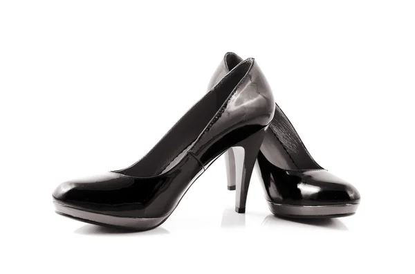 Sexiga svarta skor — Stockfoto