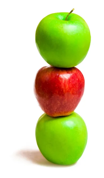 Tres manzanas — Foto de Stock