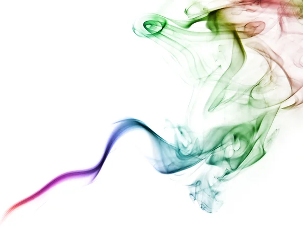 Fumo colorato arcobaleno — Foto Stock
