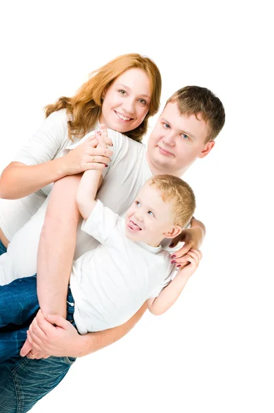 Portrait young family — Stock Photo, Image