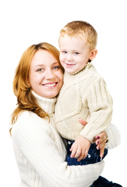 stock image Woman and son