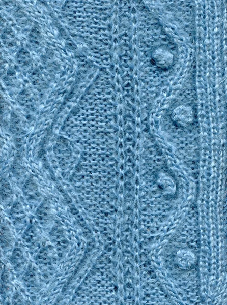 Relief Knitted Texture — Stock Photo, Image