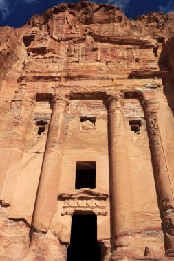 Urn Tomb in Petra, Jordan clipart