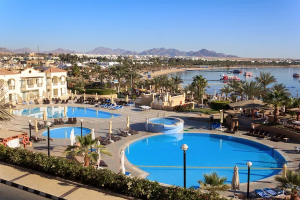 Naama Bay in Sharm El Sheikh, Egypte — Stockfoto