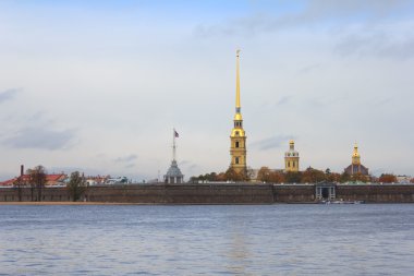 Peter and Paul Fortress in St. Petersburg, Russia clipart