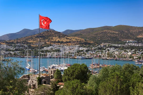View of Bodrum castle St. Peter, Turkey — Stock Photo, Image
