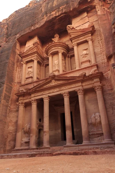 Al Khazneh o Il Tesoro a Petra, Giordania — Foto Stock