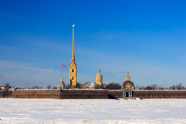 Peter and Paul Fortress in St. Petersburg, Russia — Stock Photo, Image