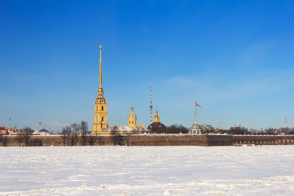 Peter and Paul Fortress in St. Petersburg, Russia — Stock Photo, Image