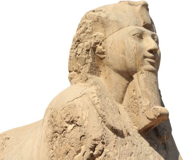 The Alabaster sphinx of Memphis, Egypt clipart