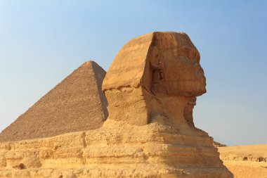 The Sphinx and the Great Pyramid, Egypt clipart