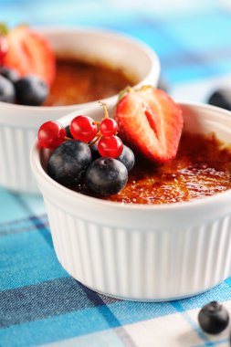 Creme brulee (krem brulee, yanık kremi)