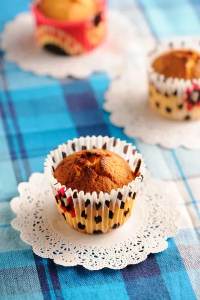Deliciosos muffins caseiros — Fotografia de Stock