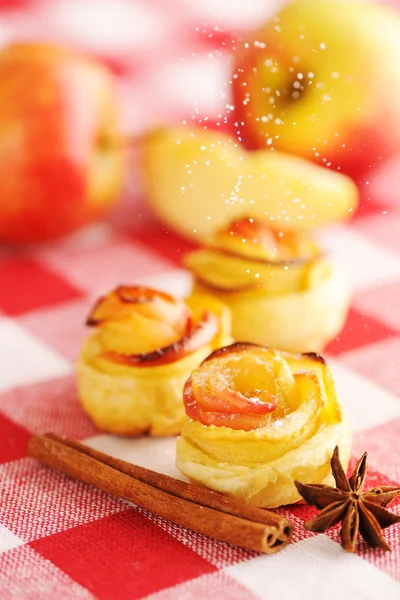 Tortas de maçã sobremesa — Fotografia de Stock