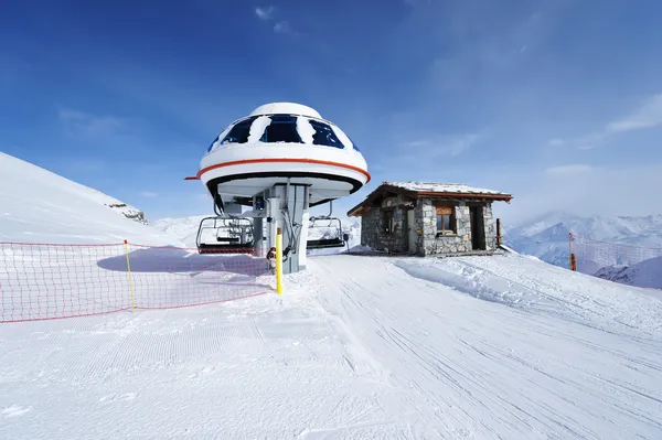 Skiliftstation — Stockfoto
