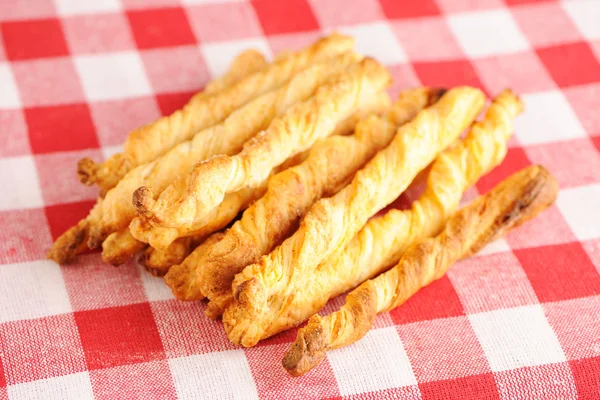 Cheese twists pastry — Stock Photo, Image