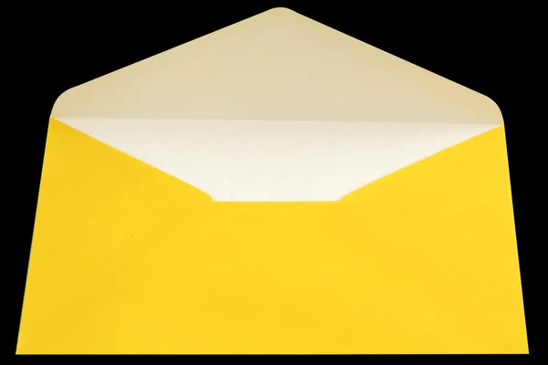 Żółta koperta — Zdjęcie stockowe