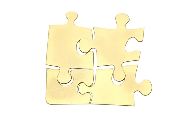 Zlatý puzzle — Stock fotografie