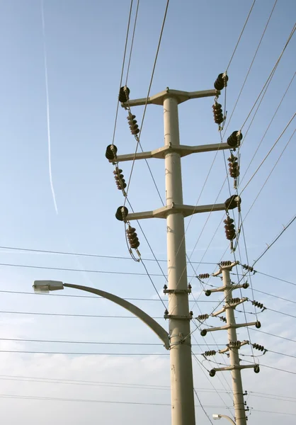 stock image Electricity pole