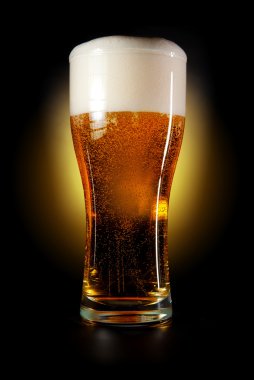 Glass of beer clipart