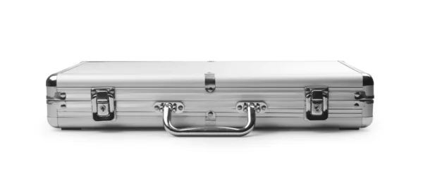 Stříbrný kufřík — Stock fotografie