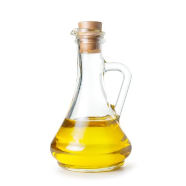 Carafe of olive oil clipart