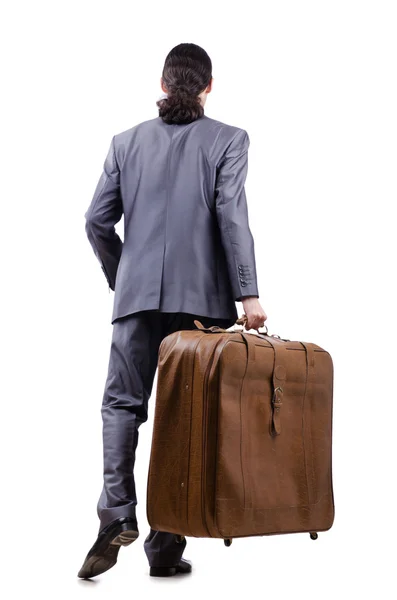 Concepto de viaje de negocios con hombre de negocios — Foto de Stock