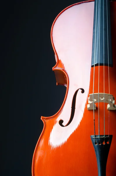 Music concept- close up of cello Stock Image
